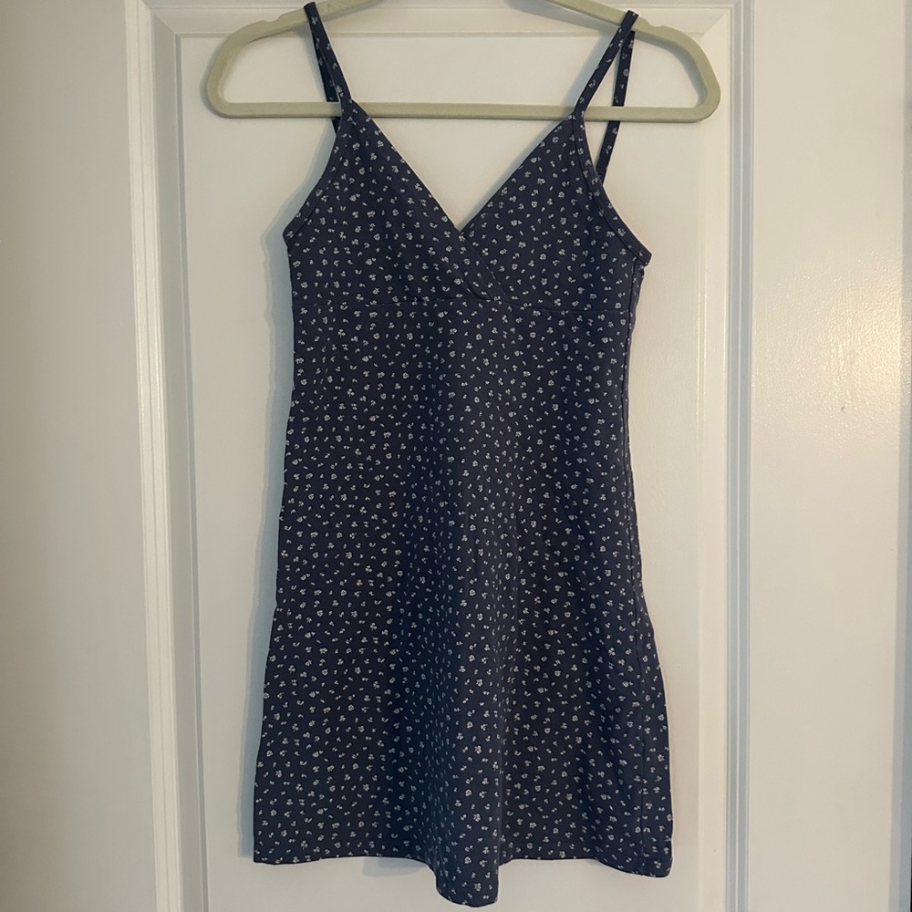 Brandy Melville Blue/Navy Floral Dress